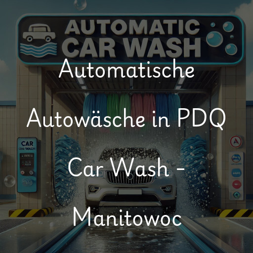 Automatische Autowäsche in PDQ Car Wash - Manitowoc