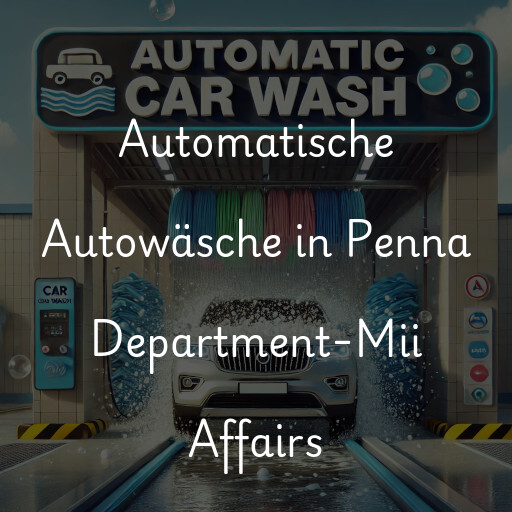 Automatische Autowäsche in Penna Department-Mii Affairs