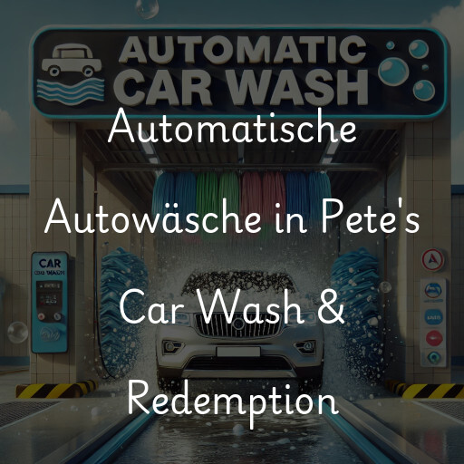 Automatische Autowäsche in Pete's Car Wash & Redemption