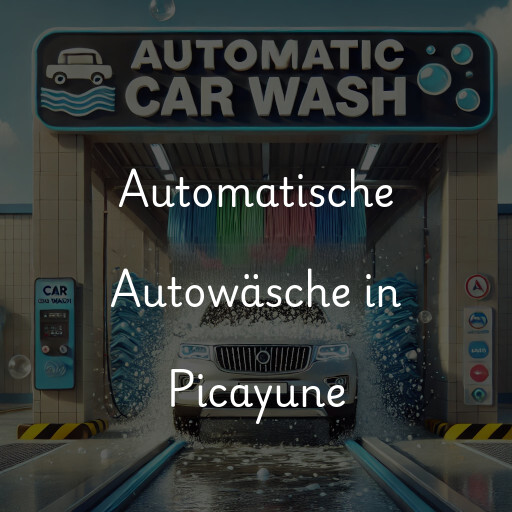 Automatische Autowäsche in Picayune