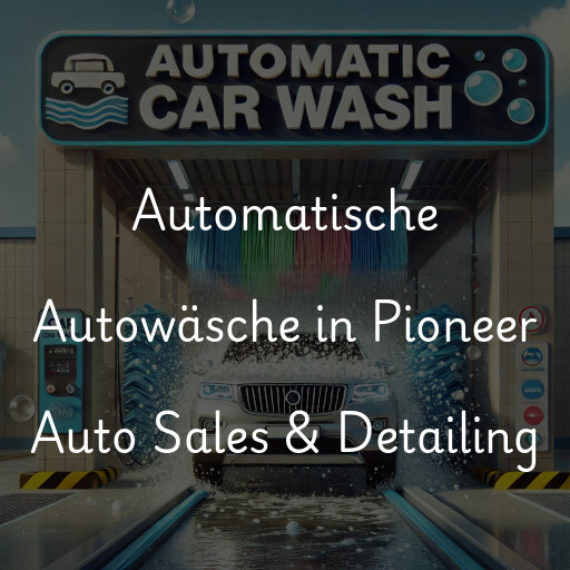 Automatische Autowäsche in Pioneer Auto Sales & Detailing