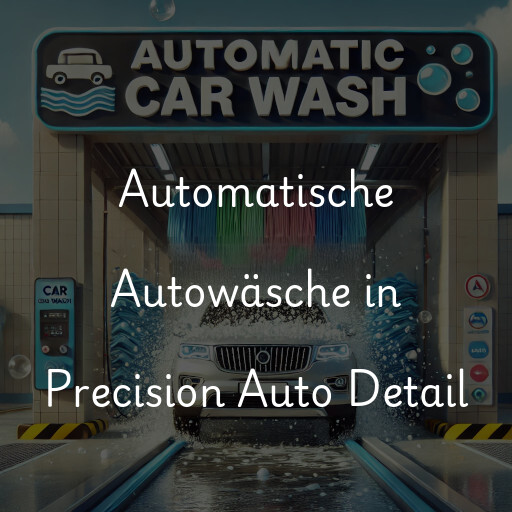 Automatische Autowäsche in Precision Auto Detail