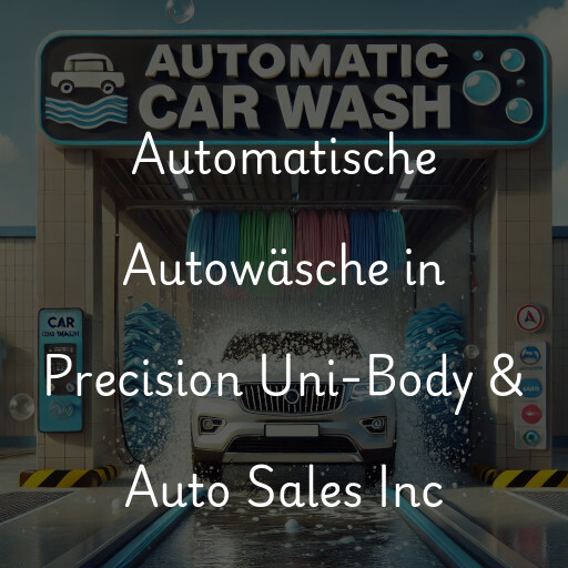 Lavado de autos en Precision Uni-Body & Auto Sales Inc