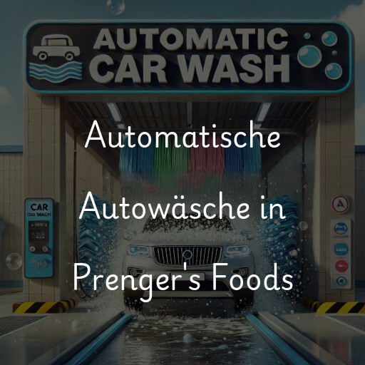 Automatische Autowäsche in Prenger's Foods