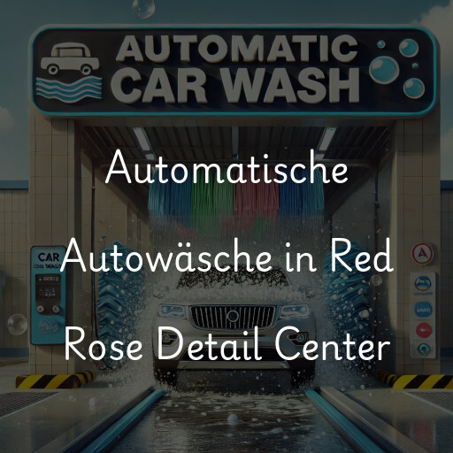 Automatische Autowäsche in Red Rose Detail Center