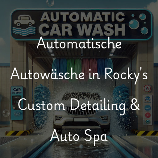 Lavado de autos en Rocky's Custom Detailing & Auto Spa
