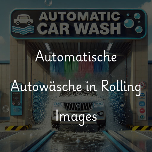 Automatische Autowäsche in Rolling Images