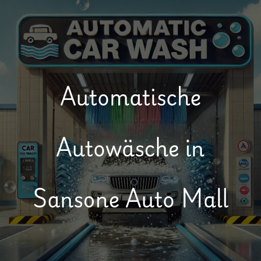 Automatische Autowäsche in Sansone Auto Mall
