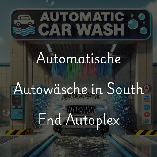 Automatische Autowäsche in South End Autoplex