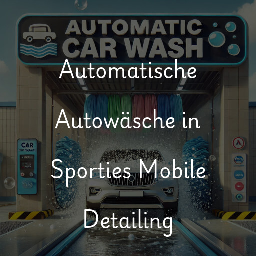 Automatische Autowäsche in Sporties Mobile Detailing