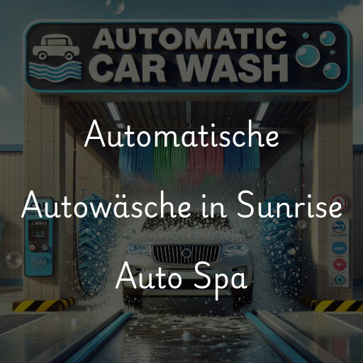 Automatische Autowäsche in Sunrise Auto Spa