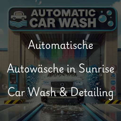 Automatische Autowäsche in Sunrise Car Wash & Detailing