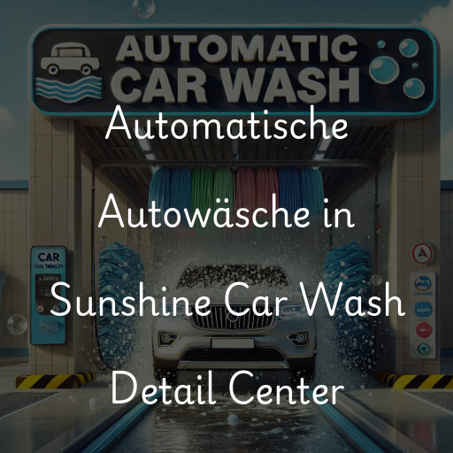 Lavado de autos en Sunshine Car Wash Detail Center