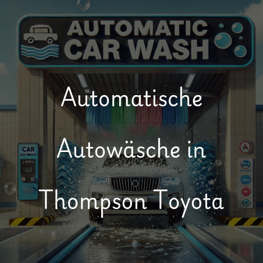 Automatische Autowäsche in Thompson Toyota