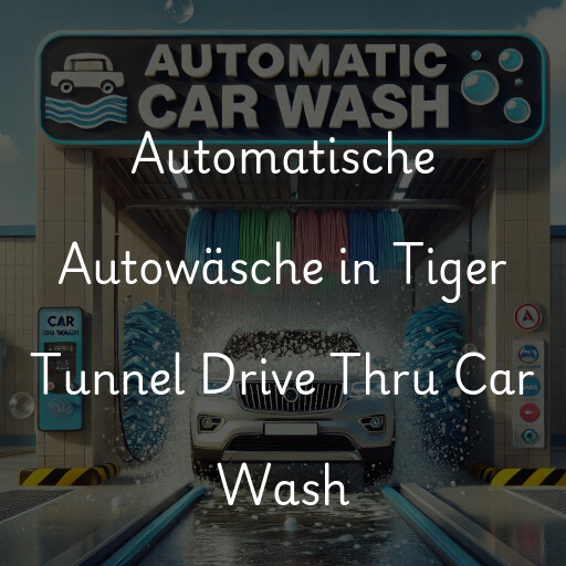 Lavado de autos en Tiger Tunnel Drive Thru Car Wash