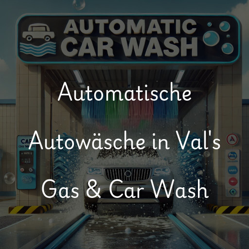 Automatische Autowäsche in Val's Gas & Car Wash