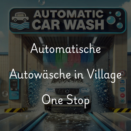 Automatische Autowäsche in Village One Stop