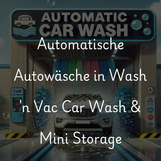 Automatische Autowäsche in Wash 'n Vac Car Wash & Mini Storage
