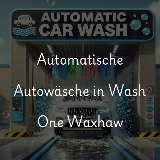 Lavado de autos en Wash One Waxhaw