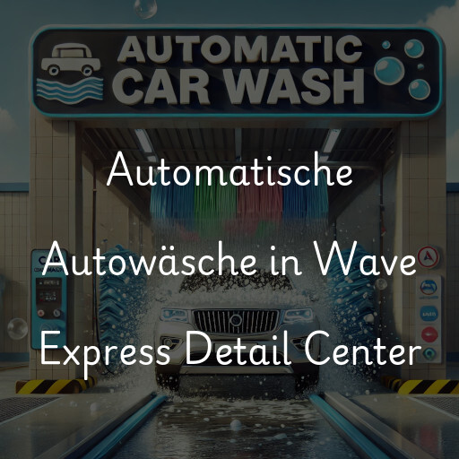 Lavado de autos en Wave Express Detail Center