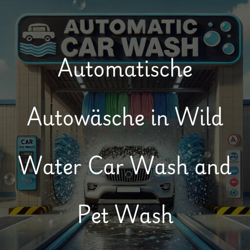 Automatische Autowäsche in Wild Water Car Wash and Pet Wash