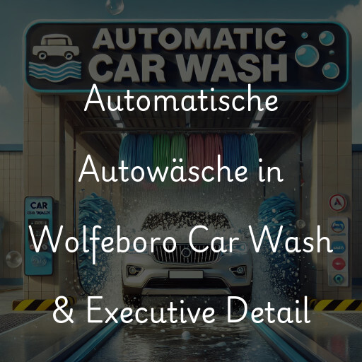 Automatische Autowäsche in Wolfeboro Car Wash & Executive Detail