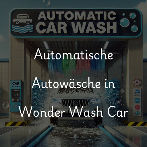 Automatische Autowäsche in Wonder Wash Car