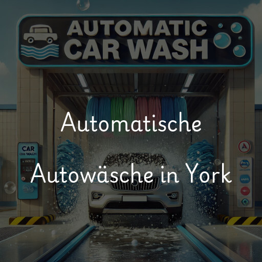 Automatische Autowäsche in York