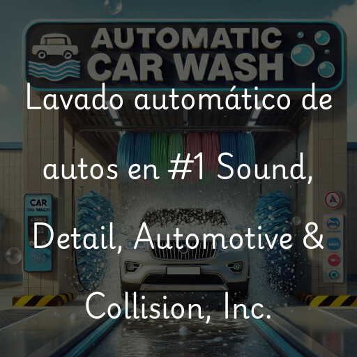 Lavado automático de autos en #1 Sound, Detail, Automotive & Collision, Inc.