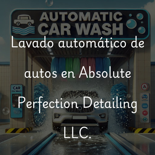 Lavado automático de autos en Absolute Perfection Detailing LLC.
