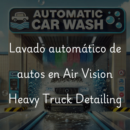 Lavado automático de autos en Air Vision Heavy Truck Detailing