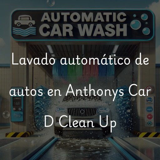 Lavado automático de autos en Anthonys Car D Clean Up