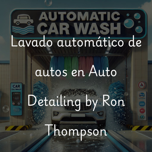 Lavado automático de autos en Auto Detailing by Ron Thompson