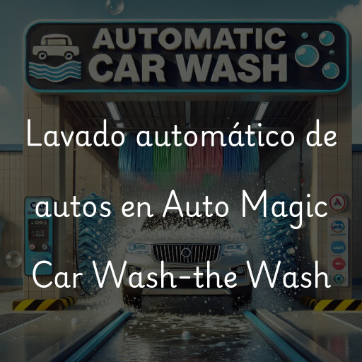 Lavado automático de autos en Auto Magic Car Wash-the Wash