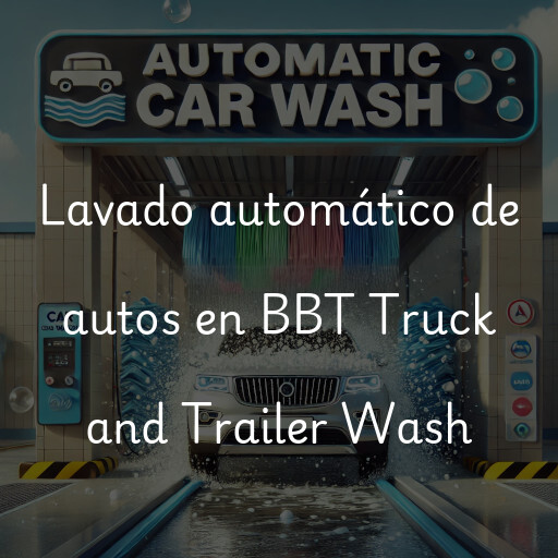 Lavado automático de autos en BBT Truck and Trailer Wash
