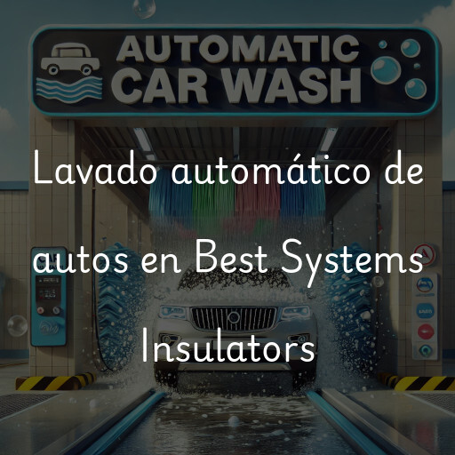 Lavado automático de autos en Best Systems Insulators