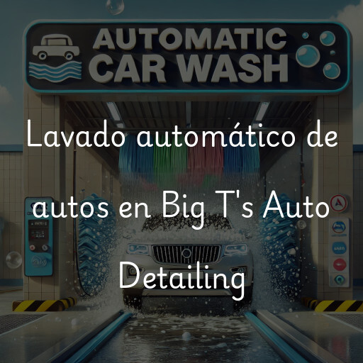 Lavado automático de autos en Big T's Auto Detailing