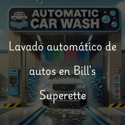 Lavado automático de autos en Bill's Superette