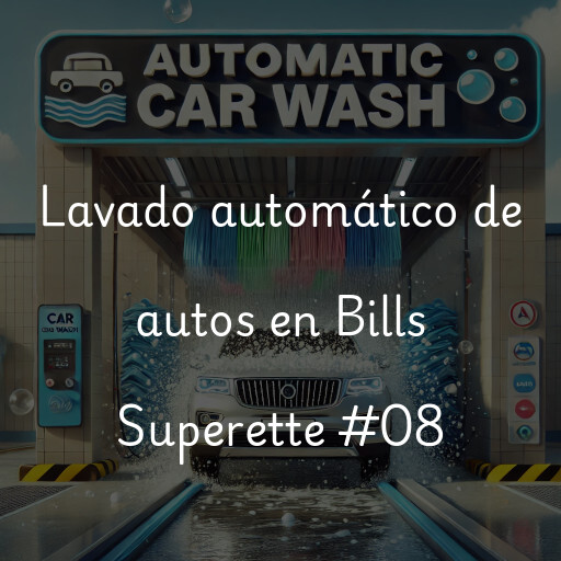 Lavado automático de autos en Bills Superette #08