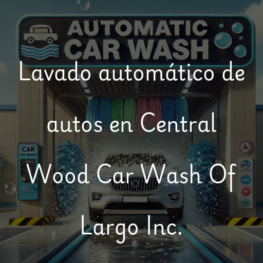 Lavado automático de autos en Central Wood Car Wash Of Largo Inc.