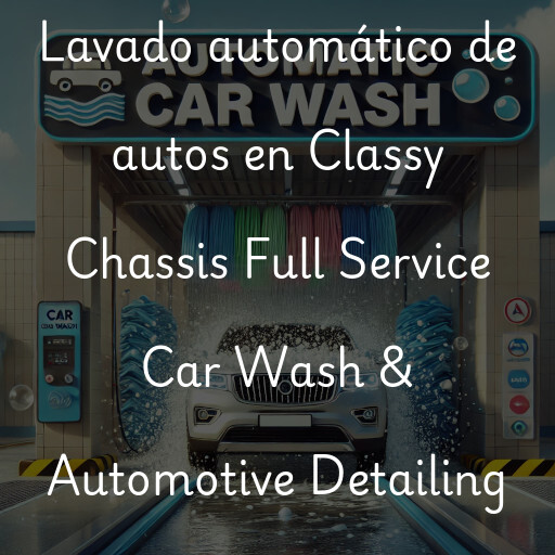 Lavado automático de autos en Classy Chassis Full Service Car Wash & Automotive Detailing Centers