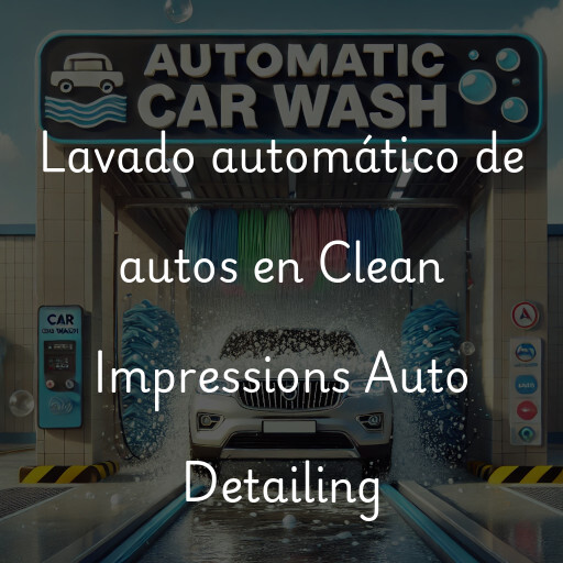 Lavado automático de autos en Clean Impressions Auto Detailing