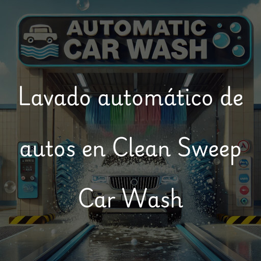 Lavado automático de autos en Clean Sweep Car Wash
