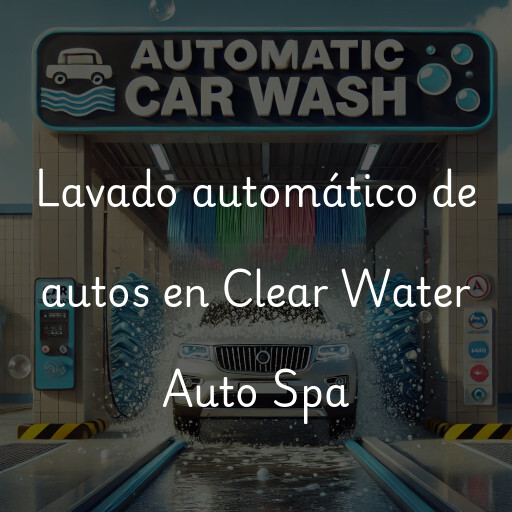 Lavado automático de autos en Clear Water Auto Spa