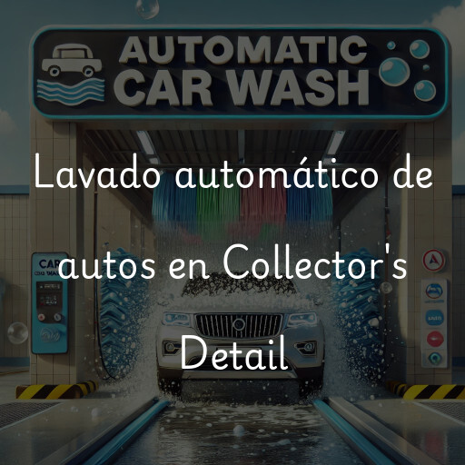 Lavado automático de autos en Collector's Detail
