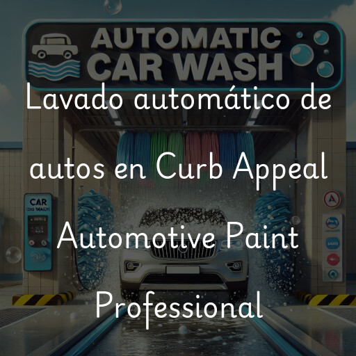 Lavado automático de autos en Curb Appeal Automotive Paint Professional