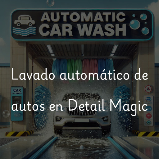 Lavado automático de autos en Detail Magic