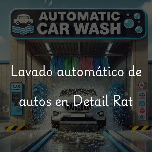 Lavado automático de autos en Detail Rat