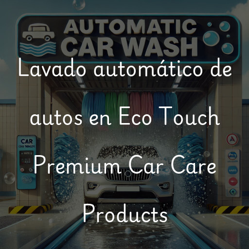 Lavado automático de autos en Eco Touch Premium Car Care Products
