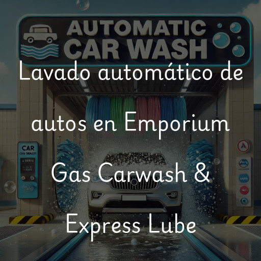 Lavado automático de autos en Emporium Gas Carwash & Express Lube